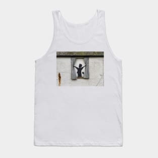 Banksy Boy & Cat Morning Tank Top